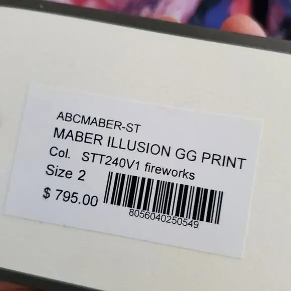 Chiara Boni La Petite Robe Floral Print Off-the-Shoulder Blouson‎ Sleeve Dress - Picture 6 of 11